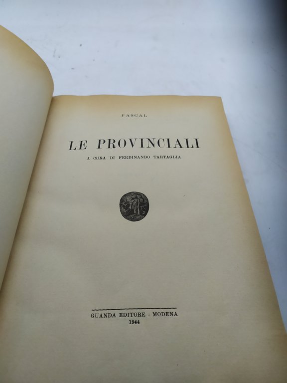 pascal le provinciali guanda editore 1944