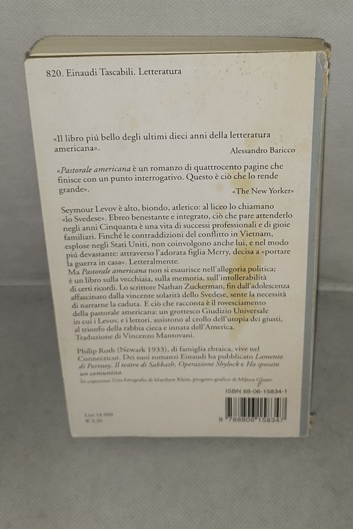 pastorale americana philip roth einaudi | Immagine Gallery 2