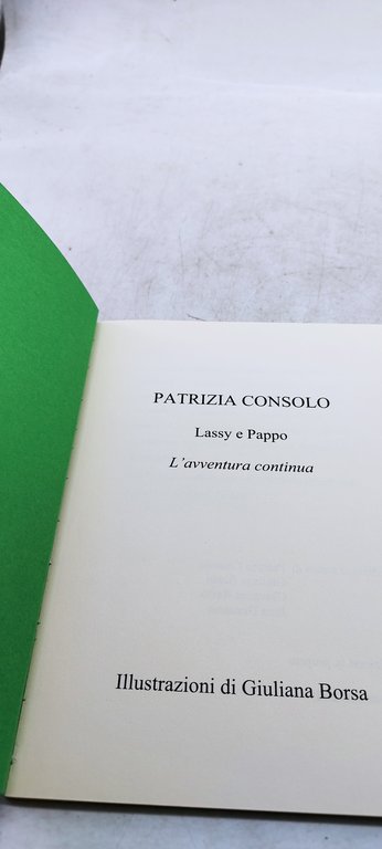 patrizia consolo lassy e pappo l'avventura continua