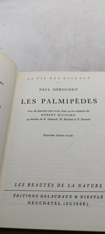 paul gèroudet les palmipèdes les beautès de la nature
