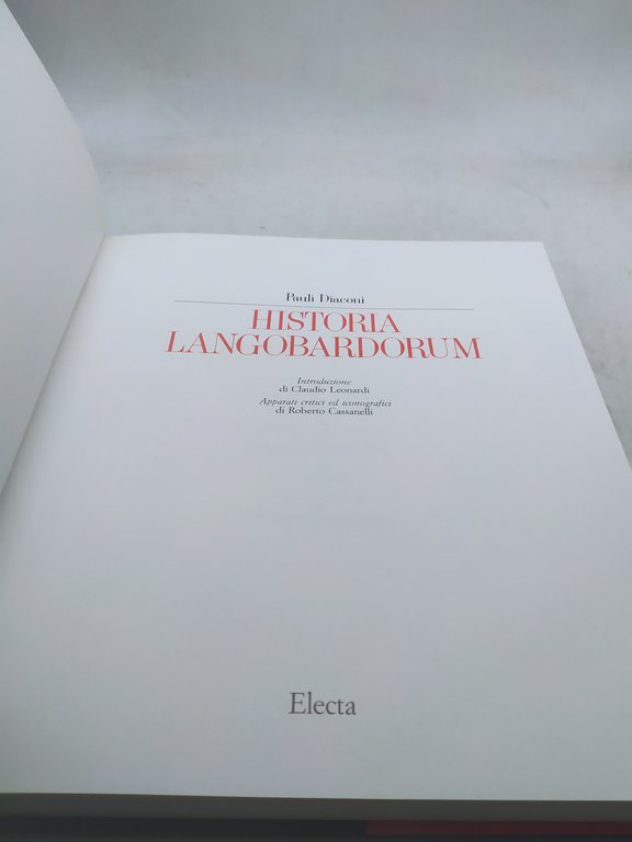 pauli diaconi historia langobardorum electa 1985