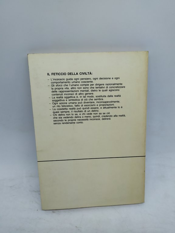 pelizzola italo il feticcio della civilta' edizioni del pensiero