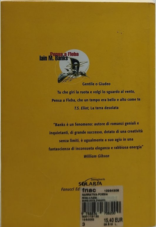 pensa a fleba il primo romanzo della cultura