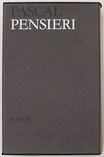Pensieri. Traduzione introduzione e note di Paolo Serini