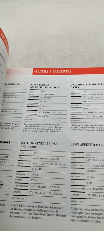 per immagini gli audiovisivi prodotti dalla presidenza del consiglio dei …