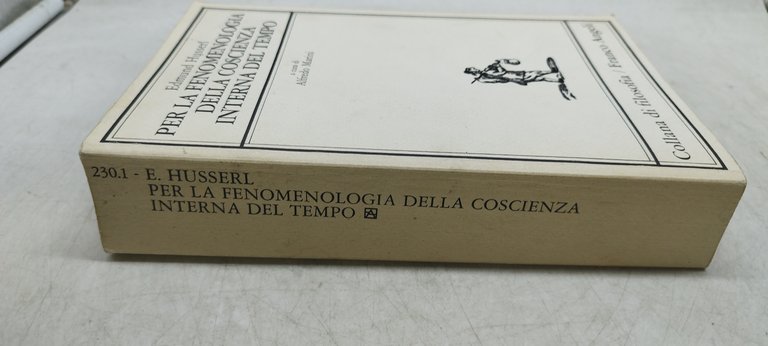 per la fenomenologia della coscenza interna del tempo