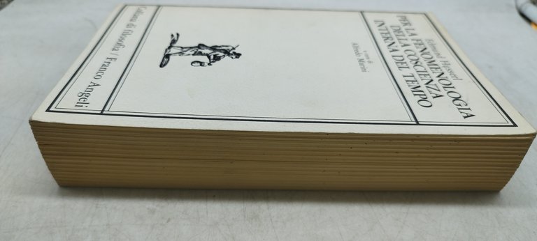 per la fenomenologia della coscenza interna del tempo