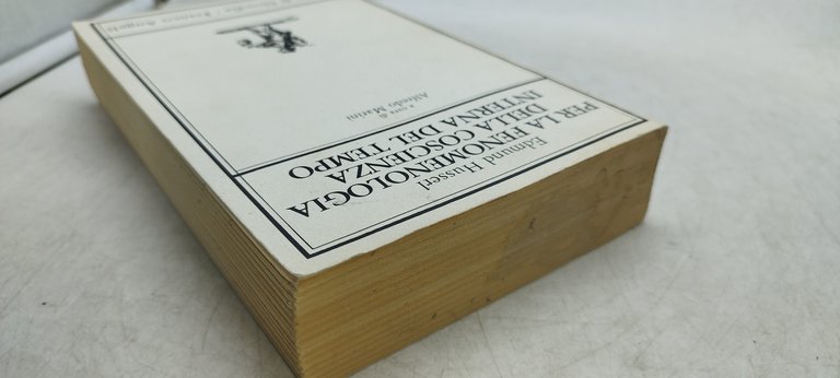 per la fenomenologia della coscenza interna del tempo