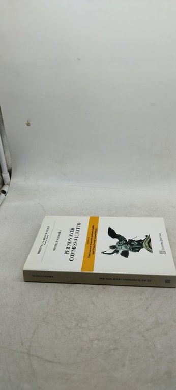 per non avere commesso il fatto diritto e rovescio