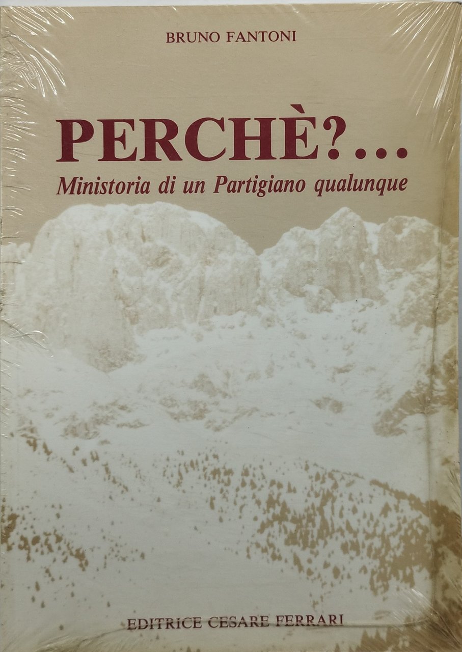 perchè ministoria di un partigiano qualunque chiuso ancora