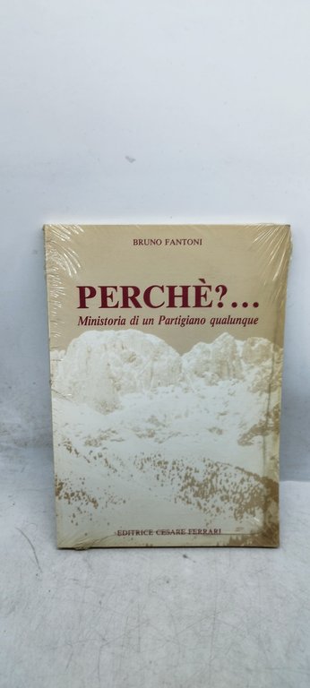 perchè ministoria di un partigiano qualunque chiuso ancora
