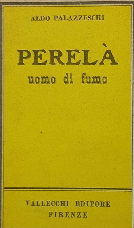 perelà uomo di fumo
