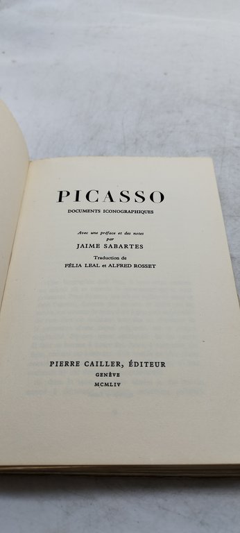 picasso documents iconographiques