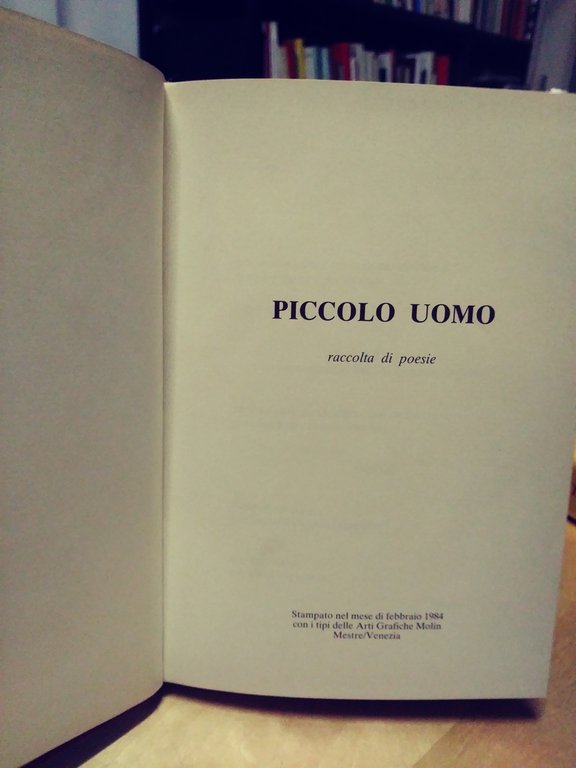 piccolo uomo raccolta di poesie