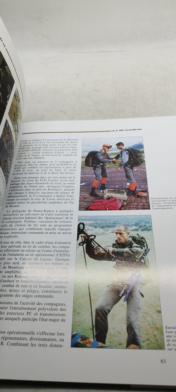 pierre dufour 2^ rep 2^ regiment etranger de parachutistes action …