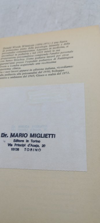 piggle una bambina programma di psicologia psichiatria psicoterapia