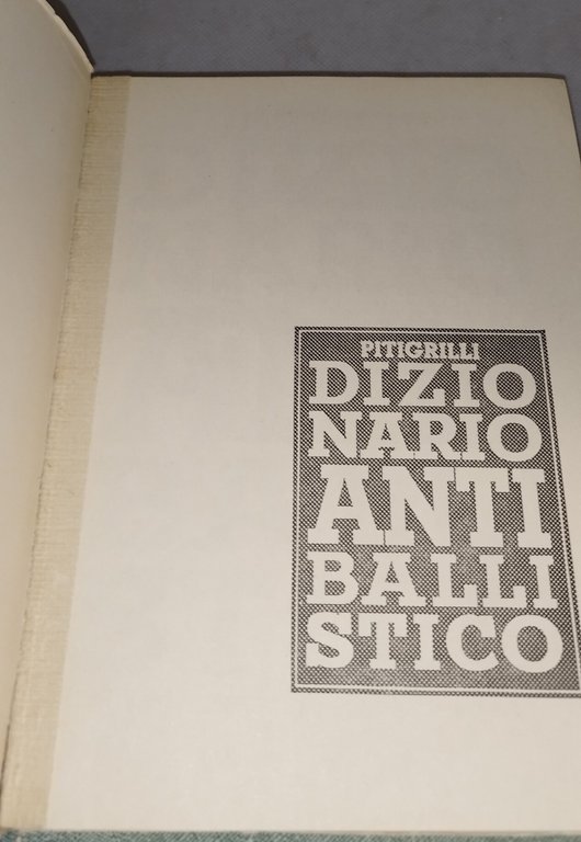 pitigrilli dizionario anti ballistico | Immagine Gallery 6