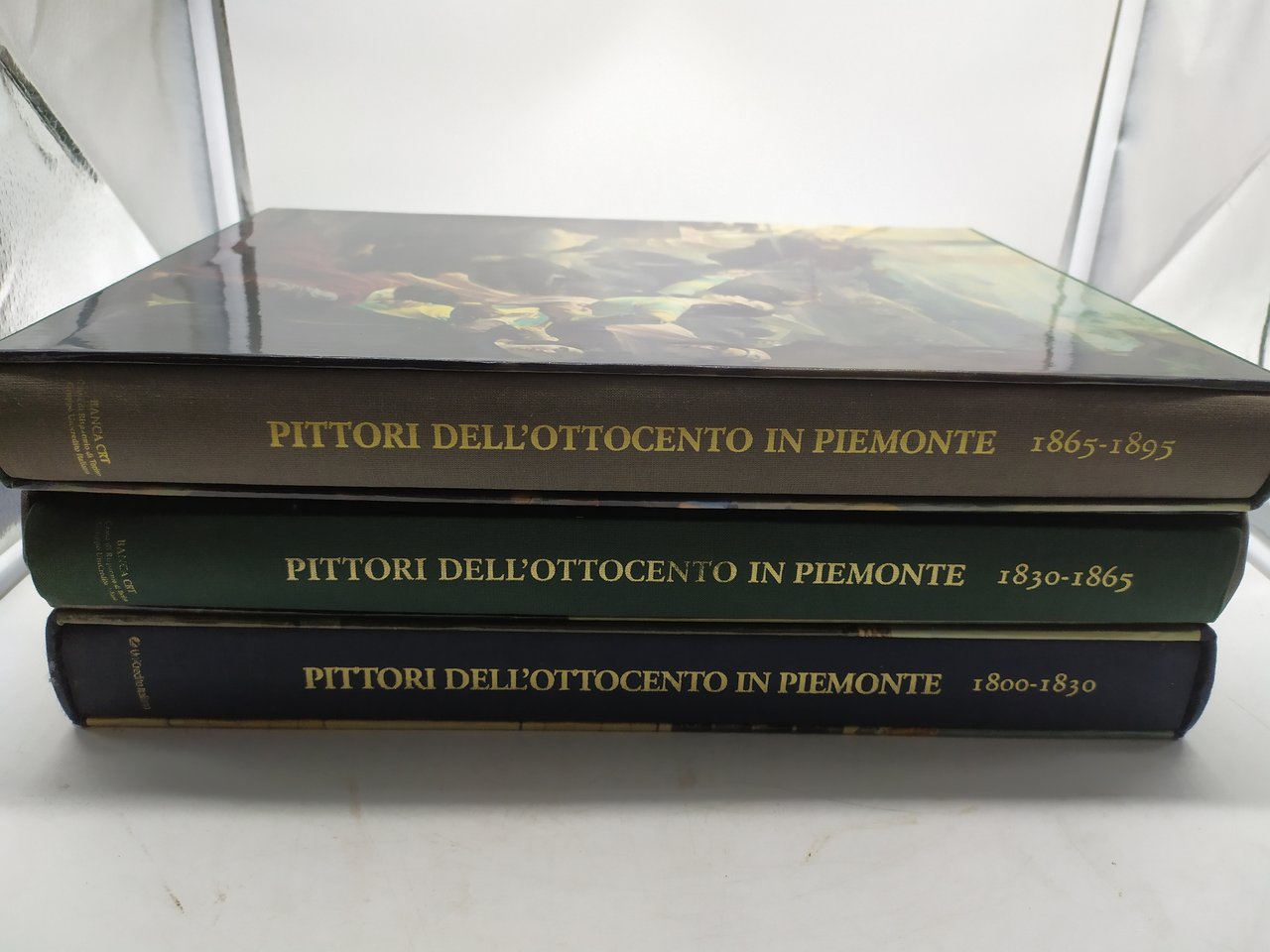 pittori dell'ottocento in piemonte 1800-1895 3 volumi banca crt