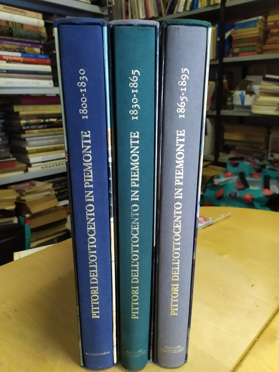pittori dell'ottocento in piemonte 1800-1895 3 volumi banca crt