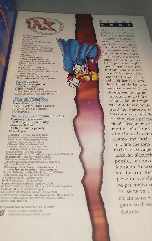 pkna paperinik new adventures nunero 44 walt disney magazines