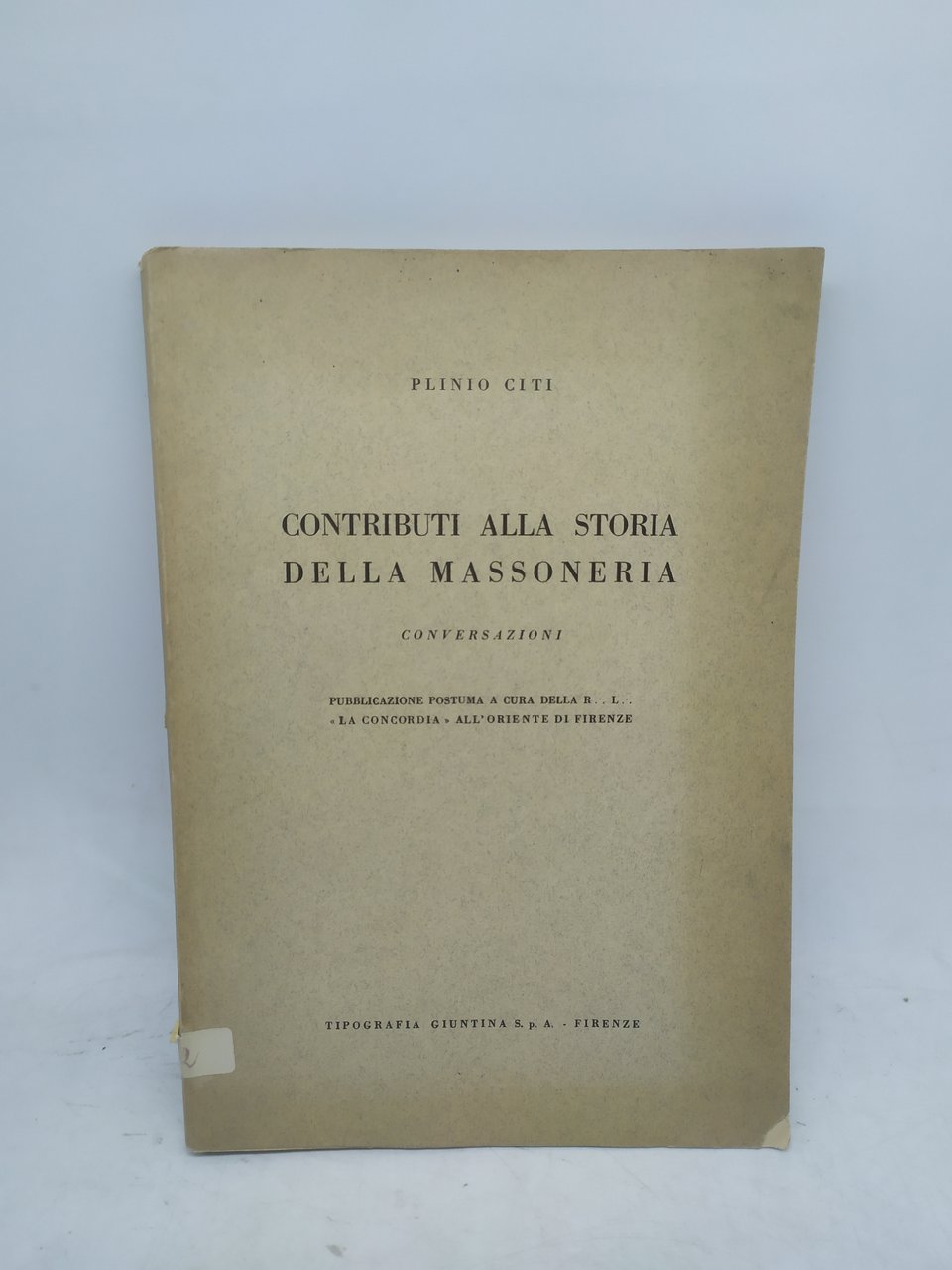 plinio citi contributi alla storia della massoneria conversazioni