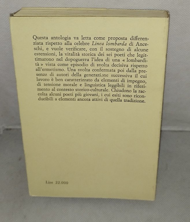 poesia italiana 1941-1988 la via lombarda | Immagine Gallery 2