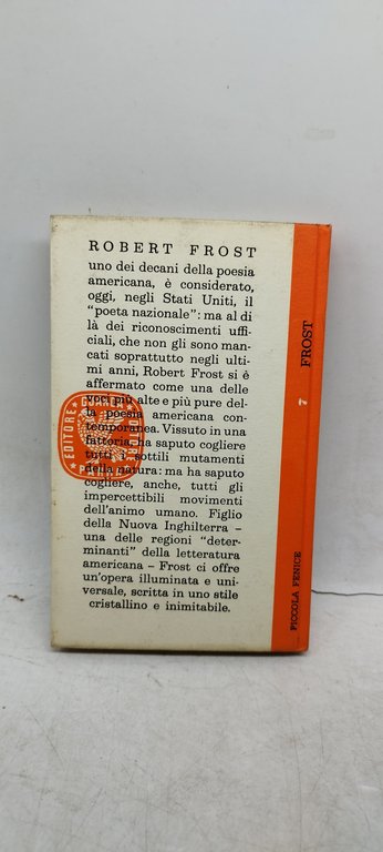 poesie di robert frost piccola fenice