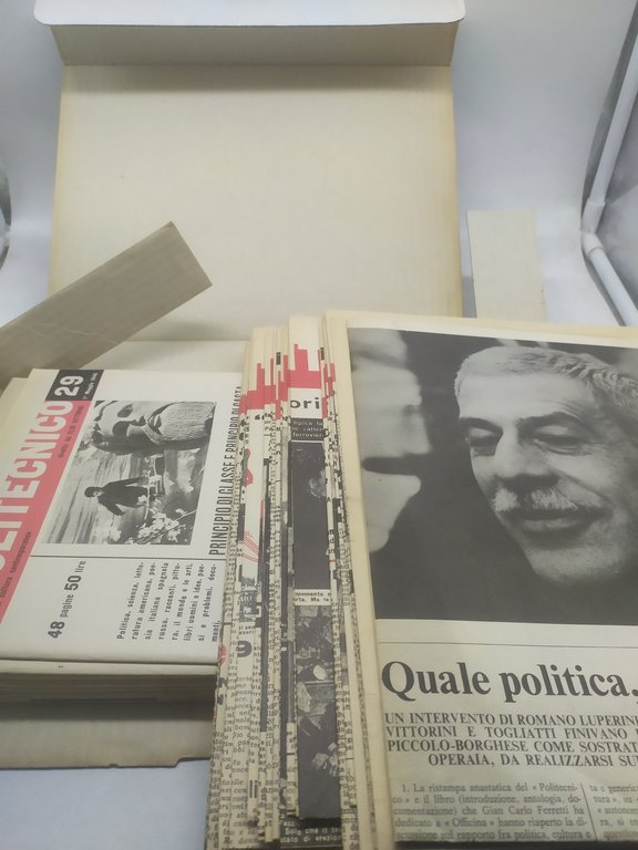 politecnico 1 diretto da elio vittororini einaudi raccolta di riviste …