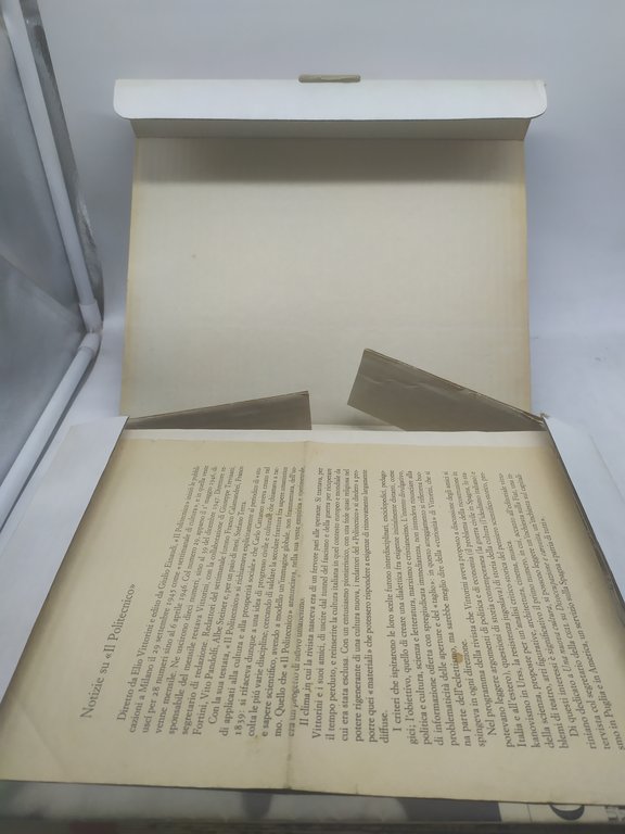 politecnico 1 diretto da elio vittororini einaudi raccolta di riviste …