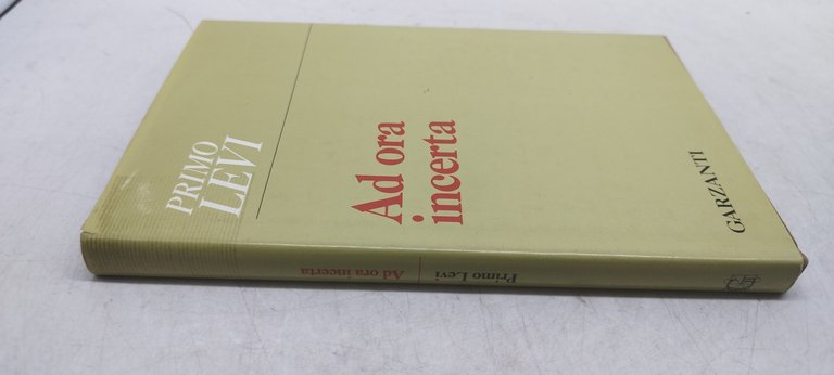 primo levi ad ora incerta garzanti