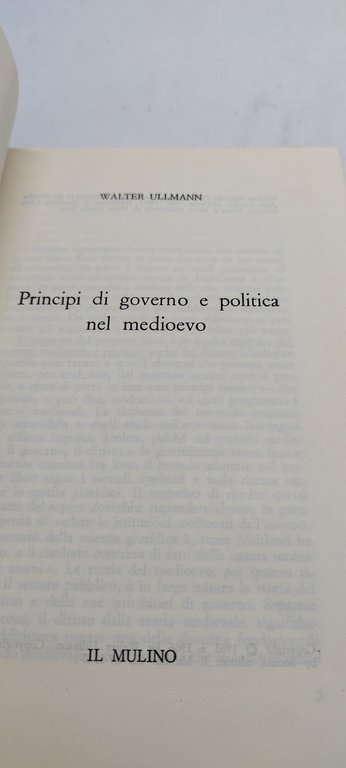 principi di governo e politica nel medioevo