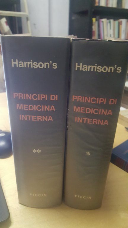 principi di medicina interna 2 volumi piccin harrison's