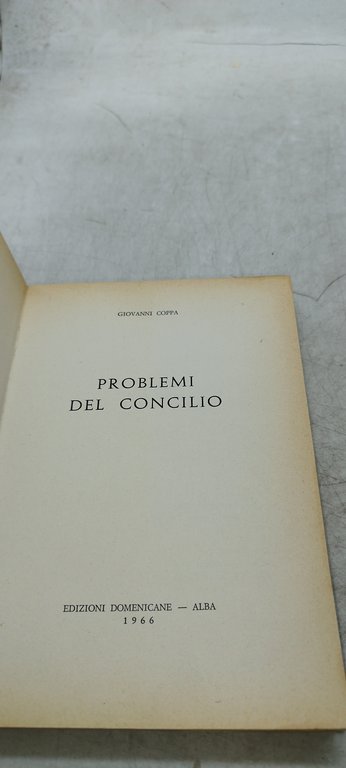 problemi del concilio