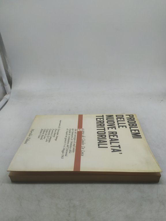 problemi delle nuove realtà territoriali marsilio editore