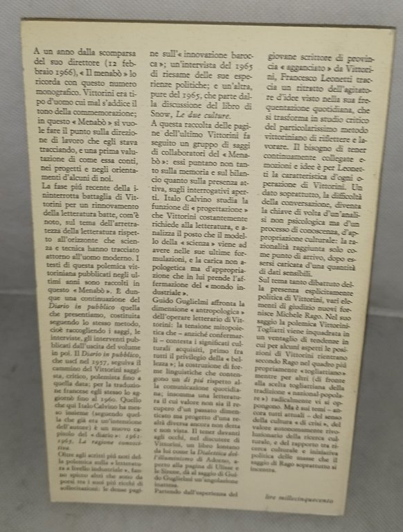 progettazione e letteratura di italo calvino il menabò 10 | Immagine Gallery 2