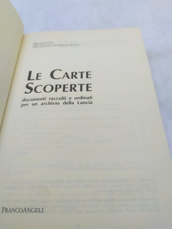 progetto archivio storico fiat le carte scoperte franco angeli