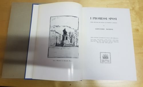 PROMESSI SPOSI Manzoni PRIMA EDIZIONE LECCHESE ILLUSTRATA ED. BARTOLOZZI