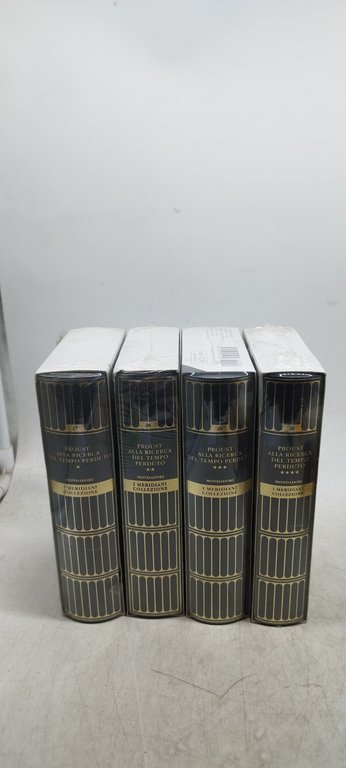 proust alla ricerca del tempo perduto sigillati 4 volumi meridiani …