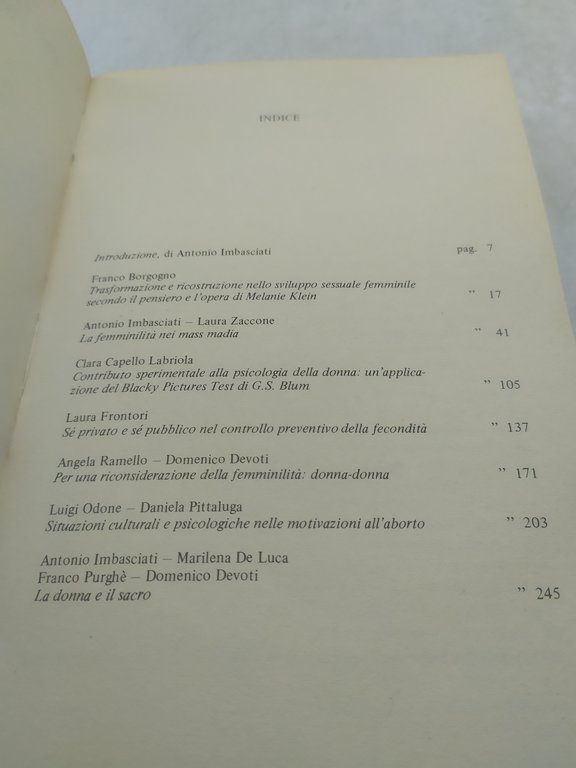 psicoanalisi e femminilità franco angeli