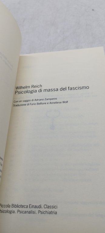 psicologia di massa del fascismo