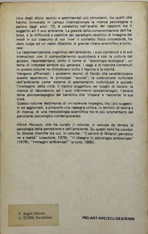 psicologia ed ecologia