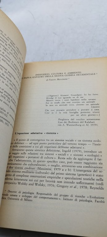 psicologia ed ecologia