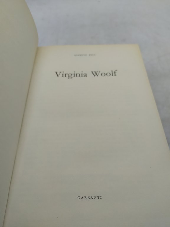 quentin bell virginia woolf garzanti 1974