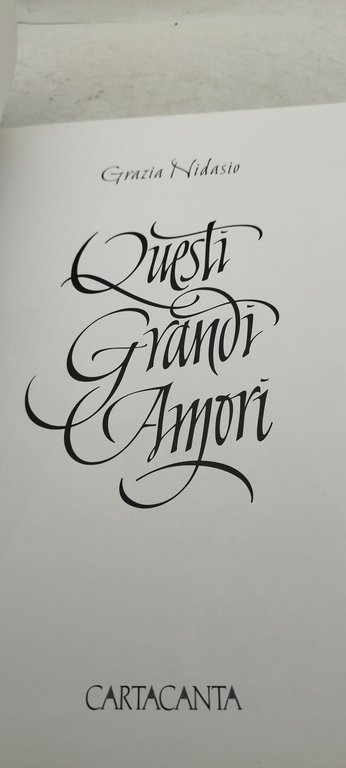 questi gradni amori grazia nidasio