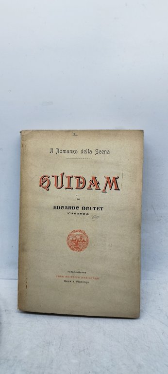 quidam il romanzo della scena edoardo boutet