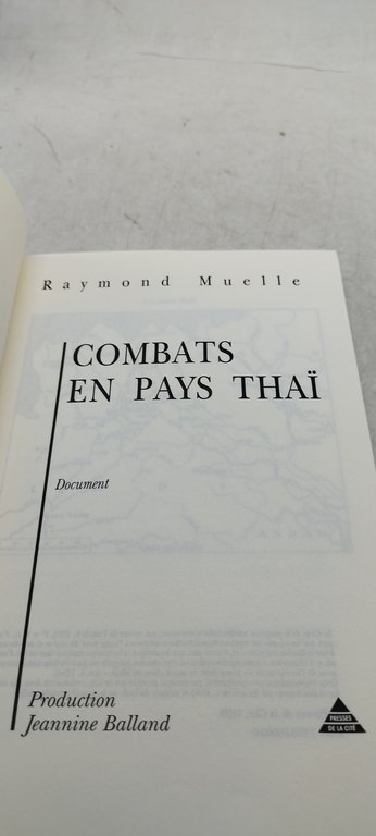 raymond muelle combats en pays thai de lai chau a …