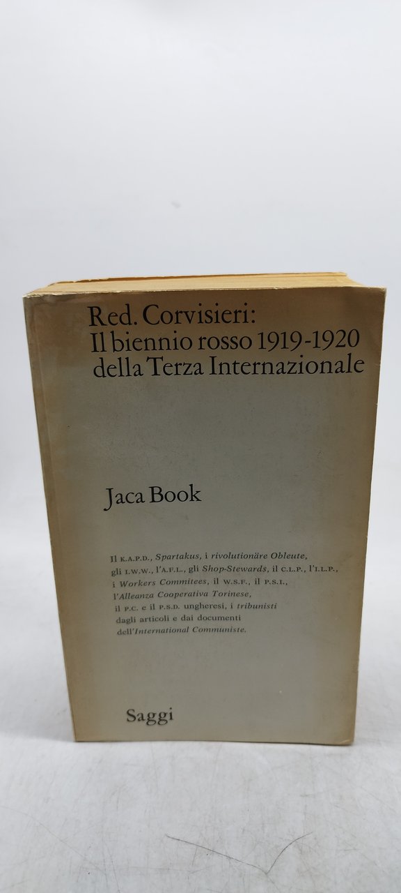 red corvisieri il biennio rosso 1919 -1920 della terza internazionale …