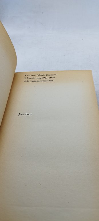 red corvisieri il biennio rosso 1919 -1920 della terza internazionale …