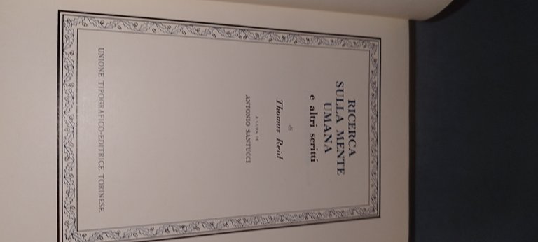 reid ricerca sulla mente umana e altri scritti classici utet | Immagine Gallery 7