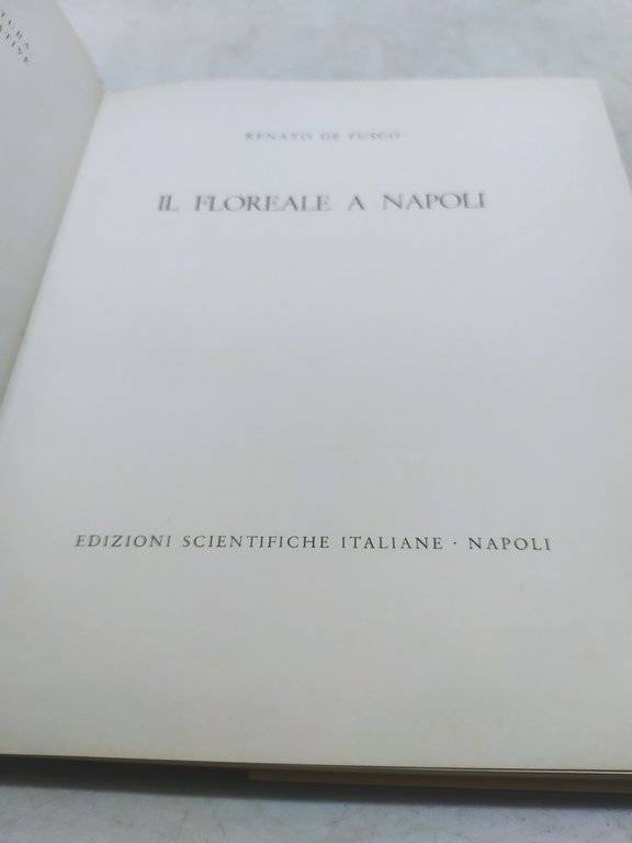 renato de fusco il floreale a napoli